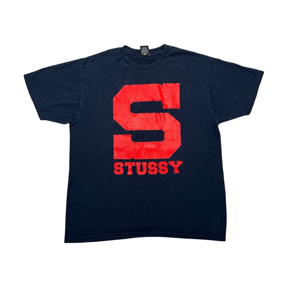 Stussy Big S Tee Men's Large Short Sleeve Skater Streetwear - Picture 1 of 8